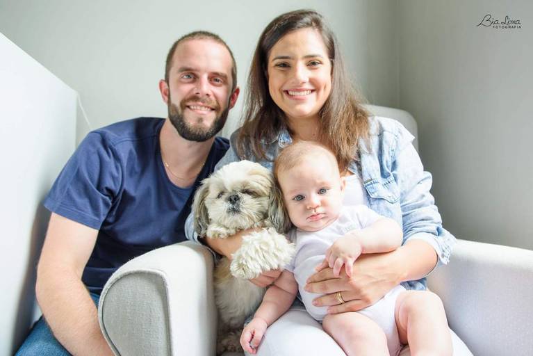 Ensaio acompanhamento trimestral bebê Campinas