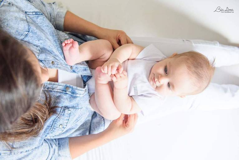 Ensaio acompanhamento trimestral bebê Campinas