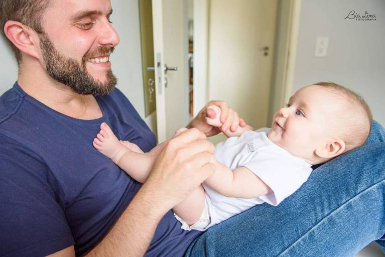 Ensaio acompanhamento trimestral bebê Campinas