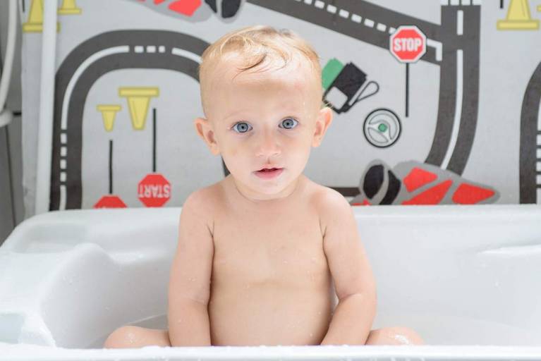 Ensaio acompanhamento trimestral bebê Campinas