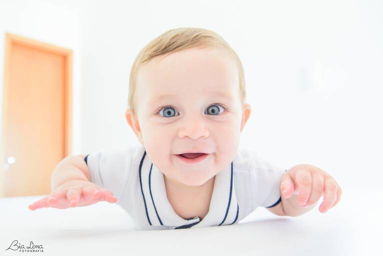 Ensaio acompanhamento trimestral bebê Campinas