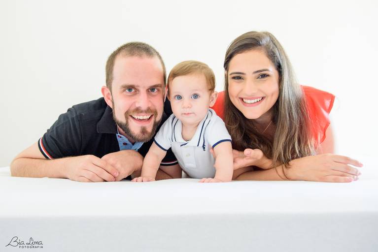 Ensaio acompanhamento trimestral bebê Campinas