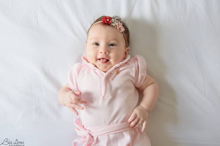 Ensaio acompanhamento trimestral bebê Campinas