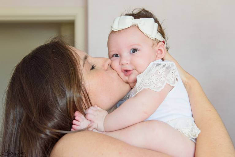 Ensaio acompanhamento trimestral bebê Campinas