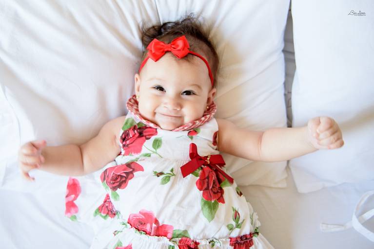 Ensaio acompanhamento trimestral bebê Campinas