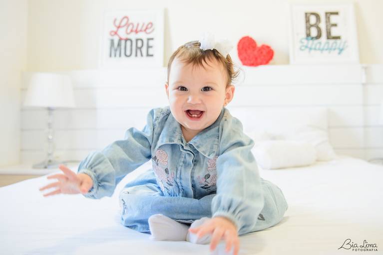 Ensaio acompanhamento trimestral bebê Campinas