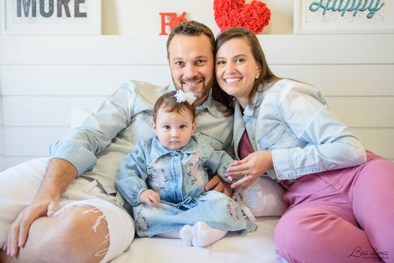 Ensaio acompanhamento trimestral bebê Campinas