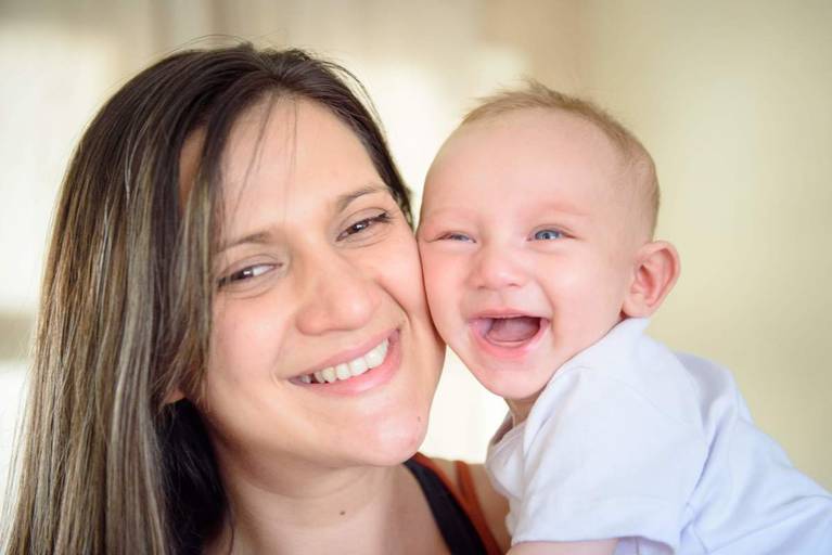 Ensaio acompanhamento trimestral bebê Campinas