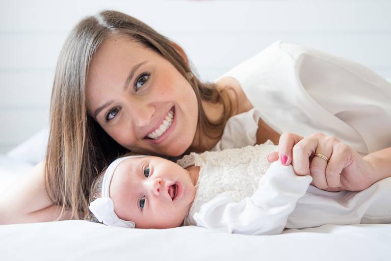 Ensaio acompanhamento trimestral bebê Campinas