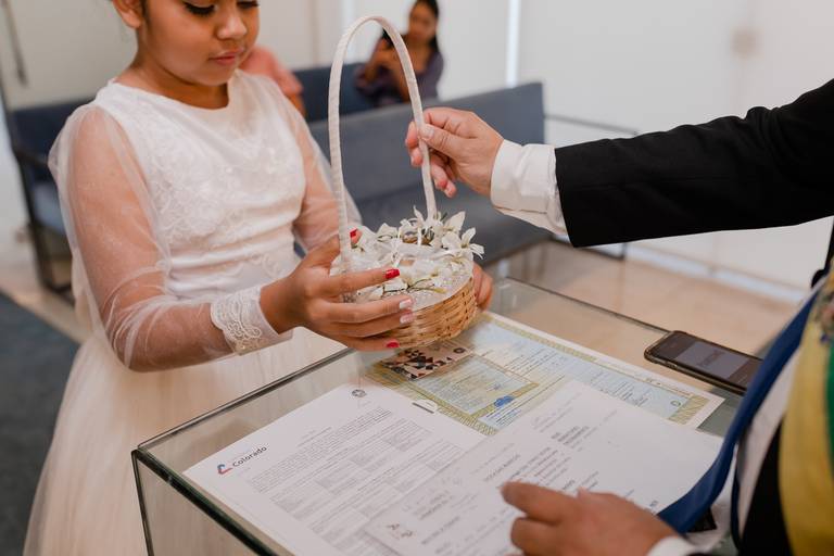 Cobertura Fotográfica de Casamento Civil em Cartório, Caroline & Jeder - Cartório Colorado Brasília