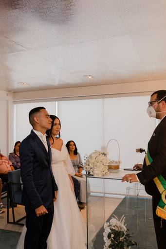 Cobertura Fotográfica de Casamento Civil em Cartório, Caroline & Jeder - Cartório Colorado Brasília