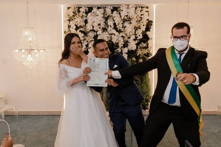 Cobertura Fotográfica de Casamento Civil em Cartório, Caroline & Jeder - Cartório Colorado Brasília