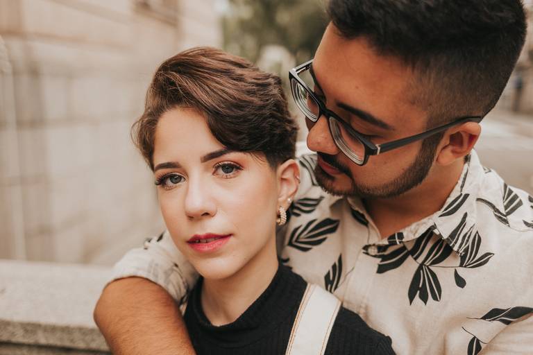 Ensaio Pre Wedding no Centro Histórico de Santos - Letícia e Samuel