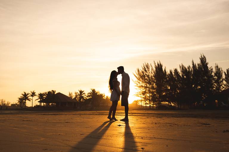 Pre wedding na Praia de Itanhaem