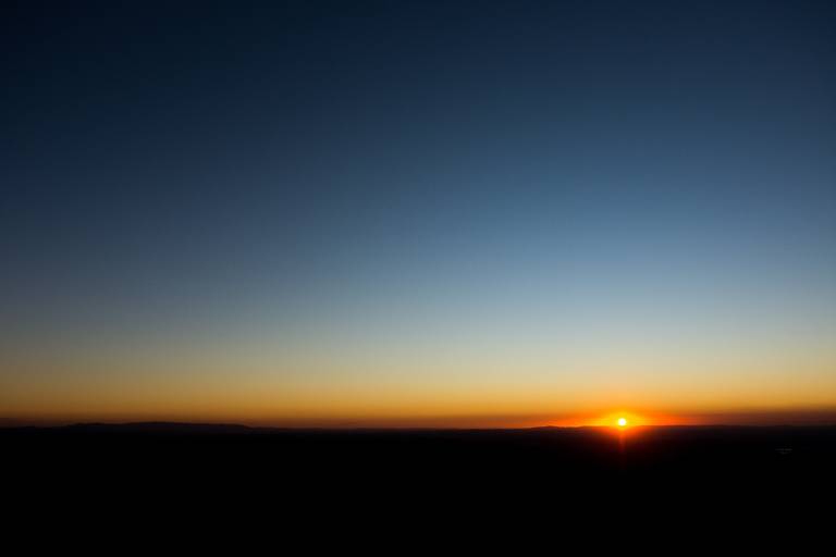 Fotografia do por do sol de são paulo