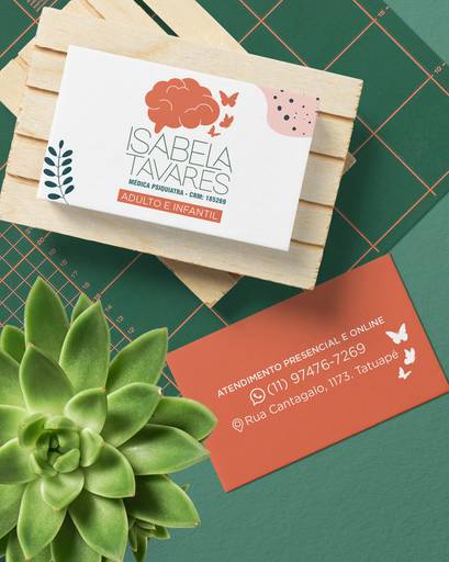 Criação do Cartão de Visita
Cliente: Isabela Tavares
