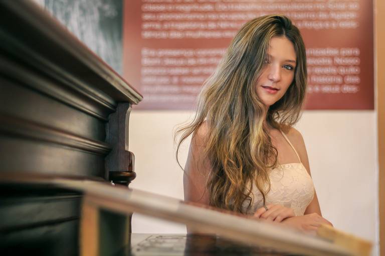 Ensaio feminino no Museu solar do barão em Jundiaí