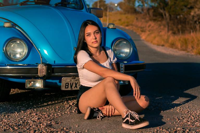 Ensaio de fotos com Fusca em Campo Limpo Paulista
