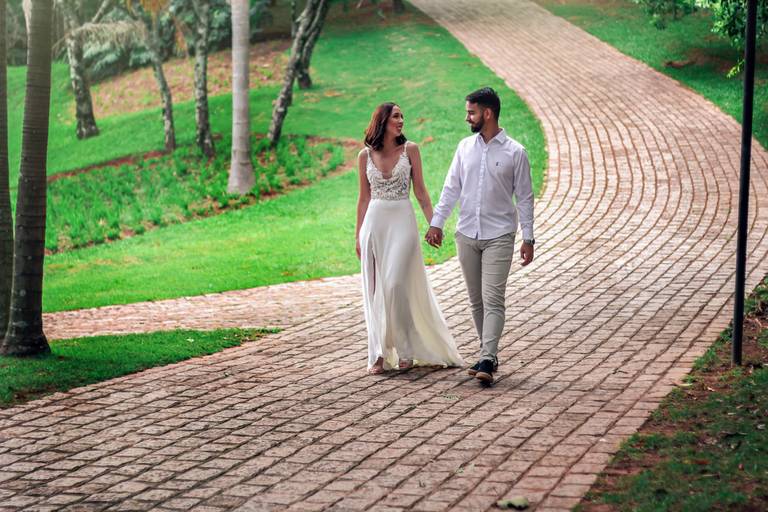 Fotógrafo de casal no Jardim Botânico em Jundiaí