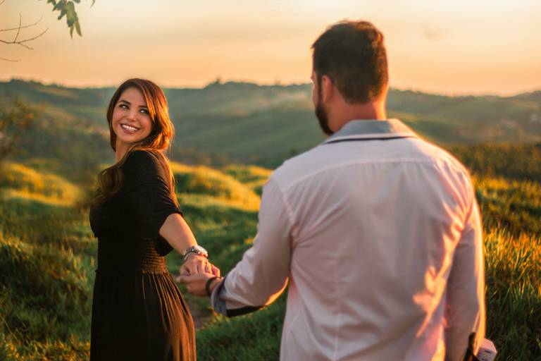 Fotos de casal em natureza em Jundiaí