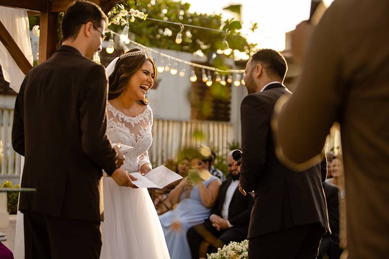 Votos noivos cerimônia