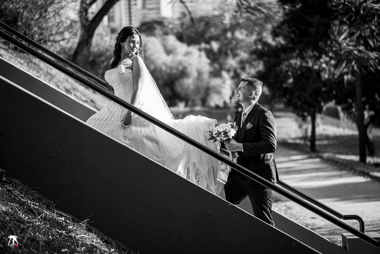 fotógrafo de casamento criativo