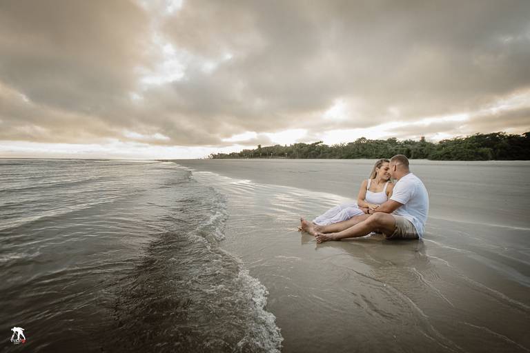 pré wedding na praia 