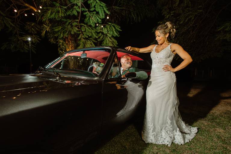 ensaio descontraido na recepção