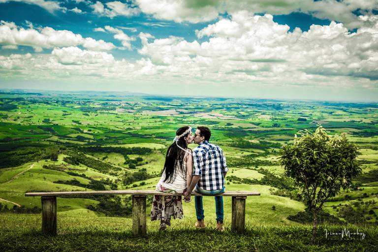 pre wedding na serra de são pedro rampa de voo livre