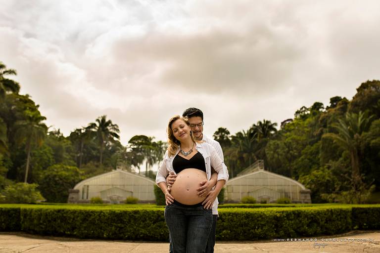 Ensaio de gestante - Jardim Botânico de São Paulo