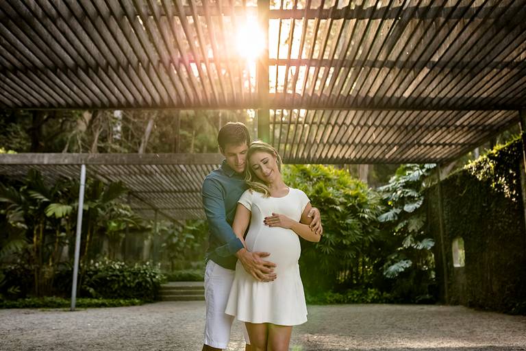 Ensaio de gestante - Parque Burle Marx - SP
