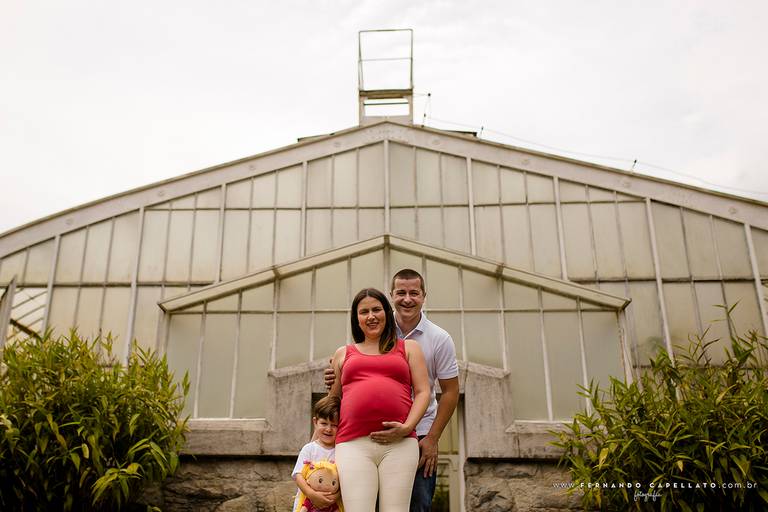 Ensaio de gestante - Jardim Botânico de São Paulo