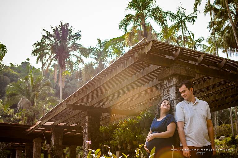 Ensaio de gestante - Jardim Botânico de São Paulo