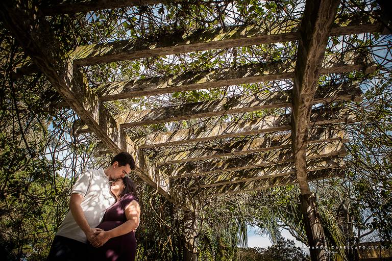 Ensaio de gestante - Jardim Botânico de São Paulo