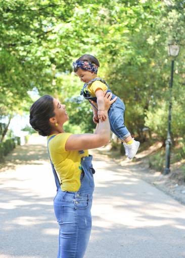 Sessão mãe e filha Jardim do Sameiro roupa igual