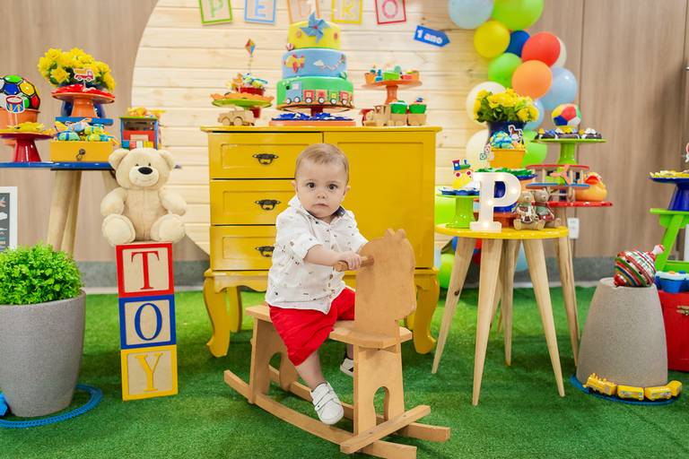 festa infantil de 1 ano de menino 