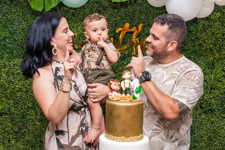 festa infantil de menino no rio de janeiro tema safari hora do parabéns