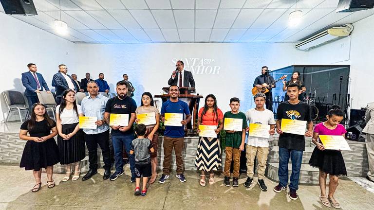 RECEBIMENTO DE NOVOS MEMBROS 