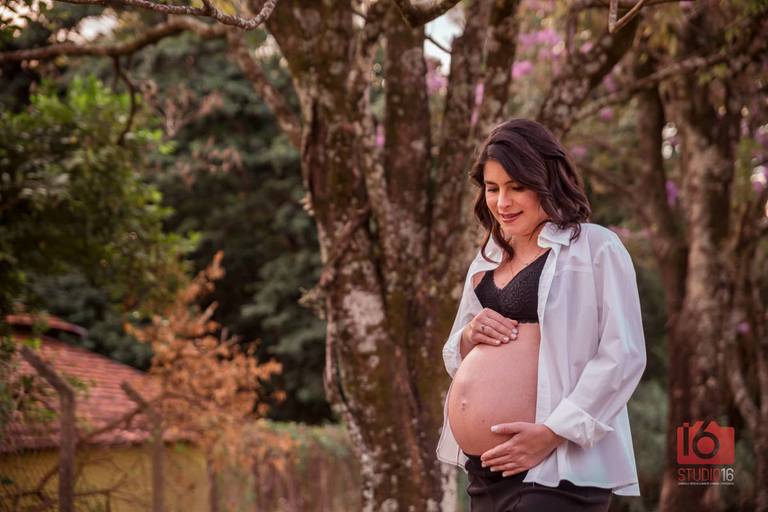 Ensaio de gestante ao ar livre em Piracicaba | Studio16 Fotografia