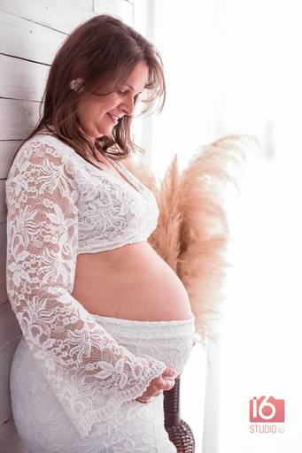 Ensaio gestante em estúdio em Piracicaba | Studio16 Fotografia