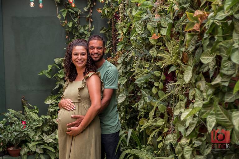 Ensaio gestante em estúdio em Piracicaba | Studio16 Fotografia