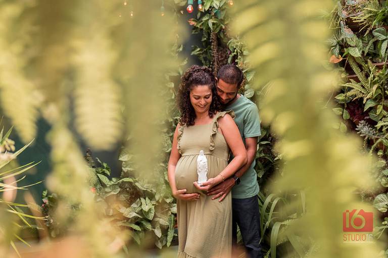 Ensaio gestante em estúdio em Piracicaba | Studio16 Fotografia