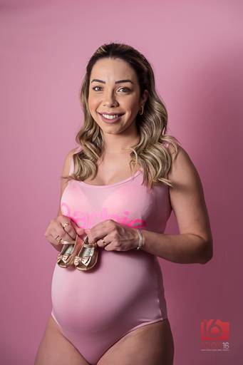 Ensaio gestante em estúdio em Piracicaba | Studio16 Fotografia