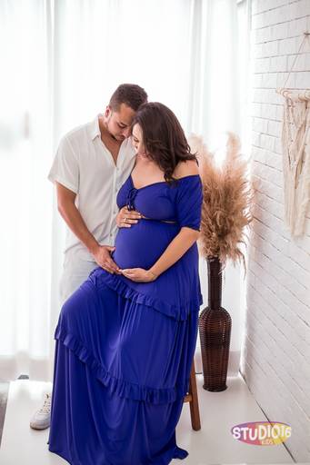 Ensaio gestante em estúdio em Piracicaba | Studio16 Fotografia