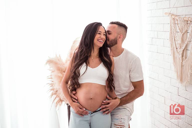 Ensaio gestante em estúdio em Piracicaba | Studio16 Fotografia