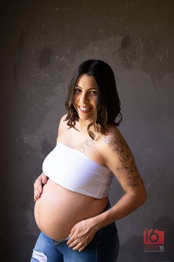 Ensaio gestante em estúdio em Piracicaba | Studio16 Fotografia