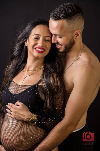 Ensaio gestante em estúdio em Piracicaba | Studio16 Fotografia