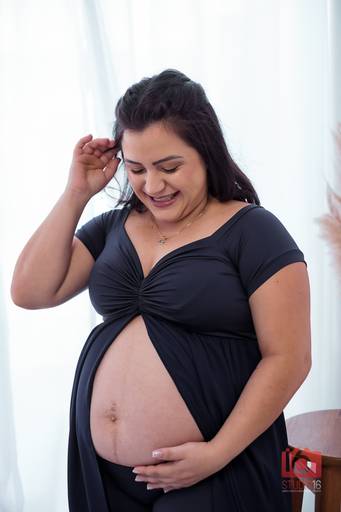 Ensaio gestante em estúdio em Piracicaba | Studio16 Fotografia