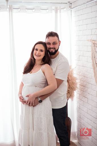 Ensaio gestante em estúdio em Piracicaba | Studio16 Fotografia
