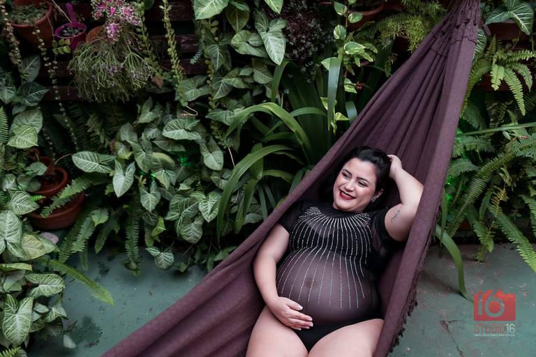 Ensaio gestante em estúdio em Piracicaba | Studio16 Fotografia